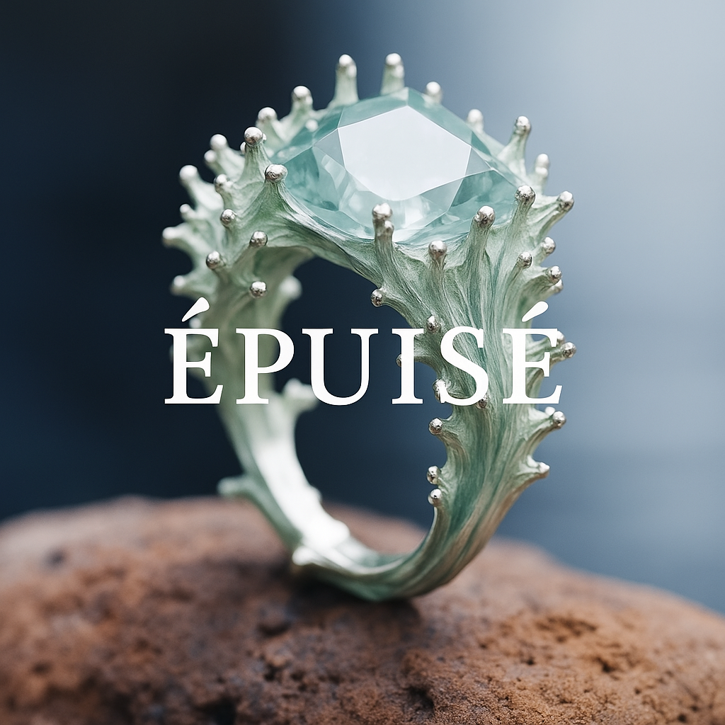 Étreinte de l’Abîme | Bague Profonde en Argent