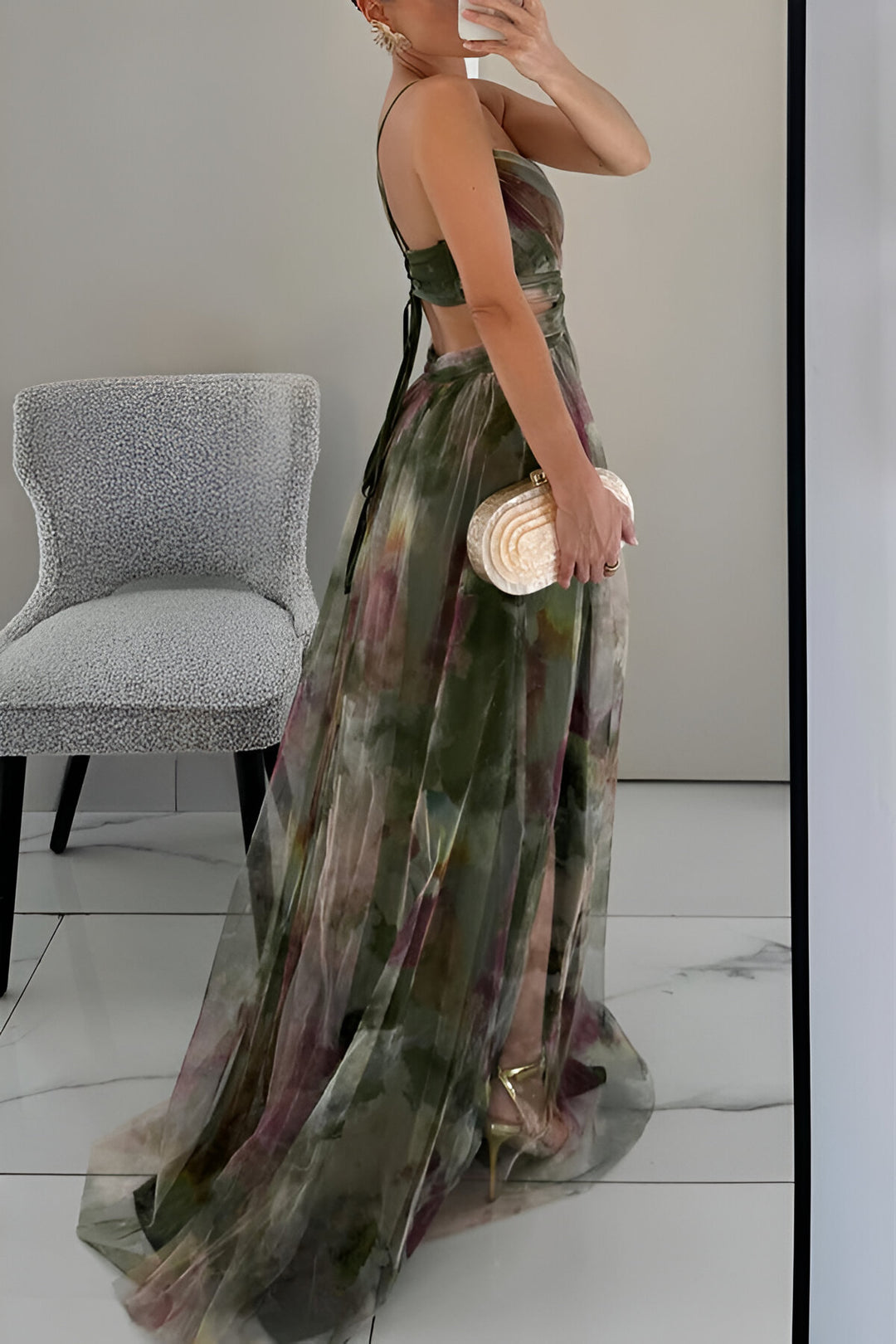Cassandre™ | Ravissante robe longue à imprimé floral