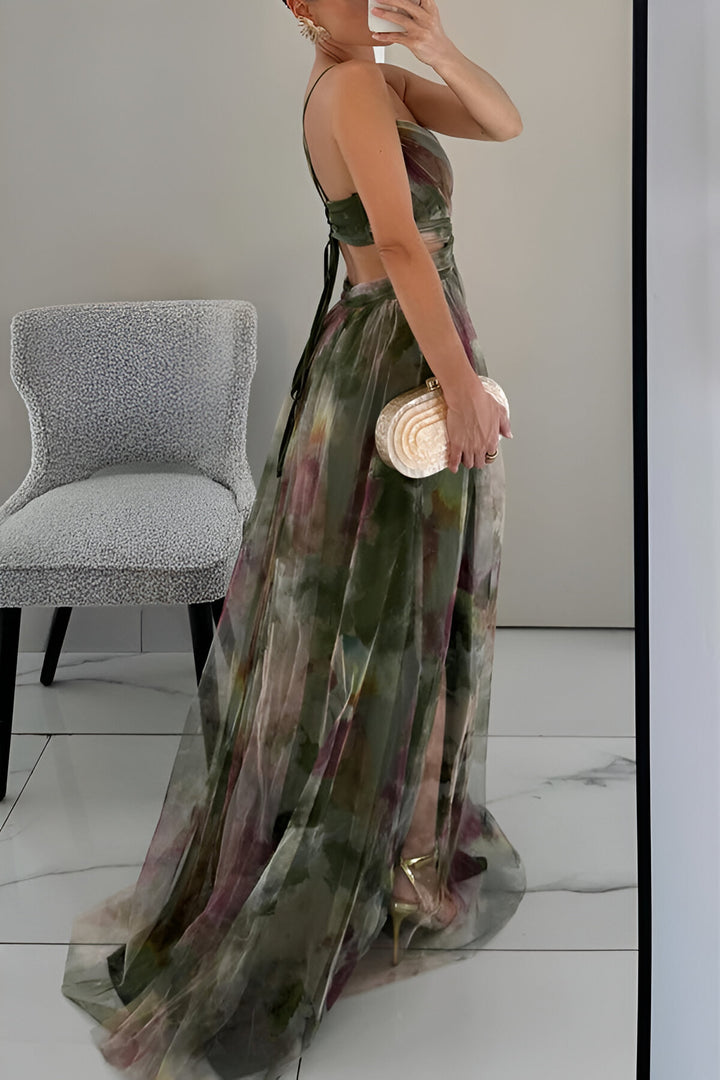 Cassandre™ | Ravissante robe longue à imprimé floral