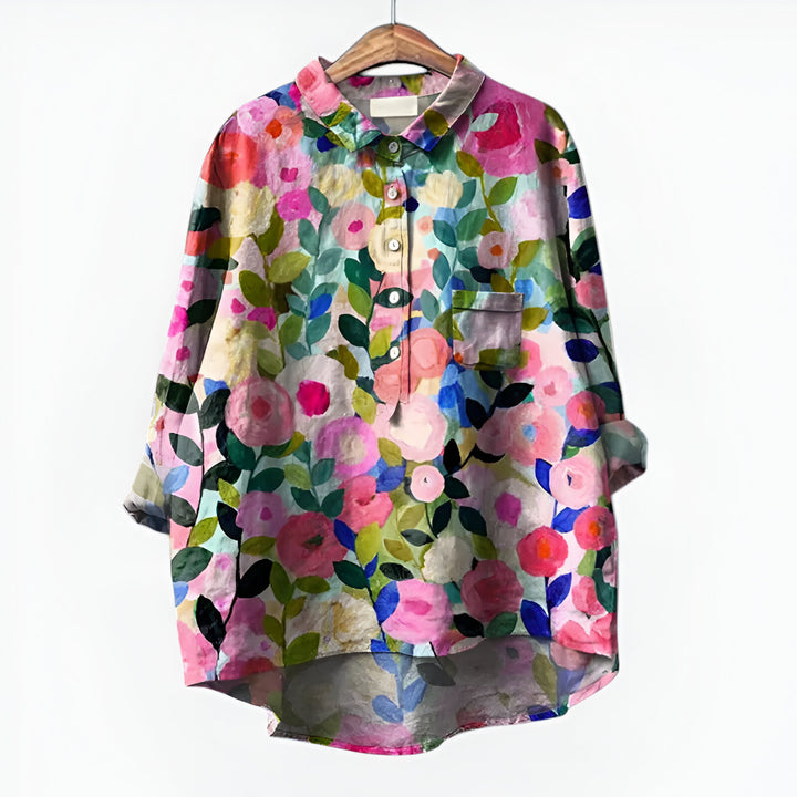 Louna™ | Blouse à imprimé fleuri élégant
