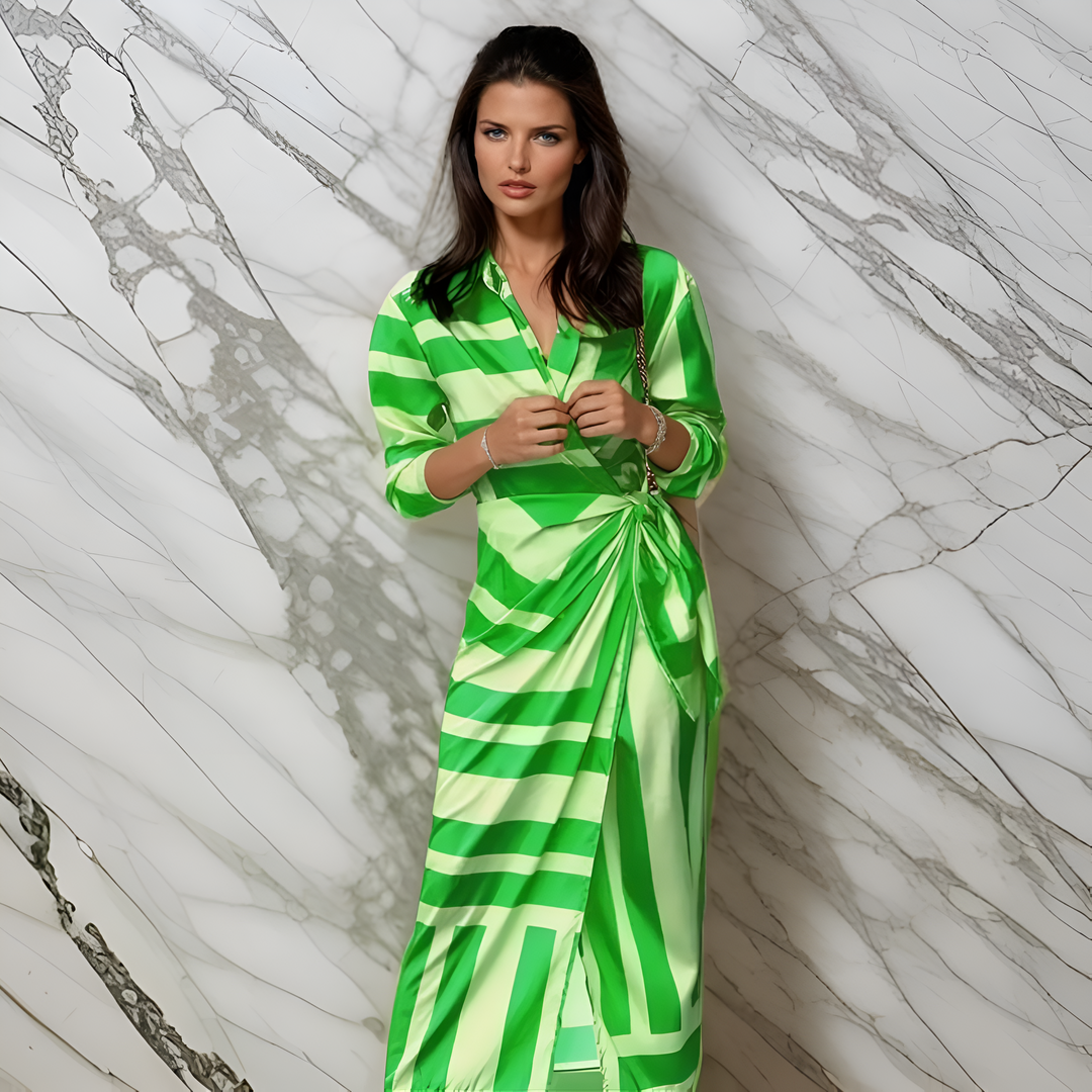Adrienne™ | Robe portefeuille avec imprimé