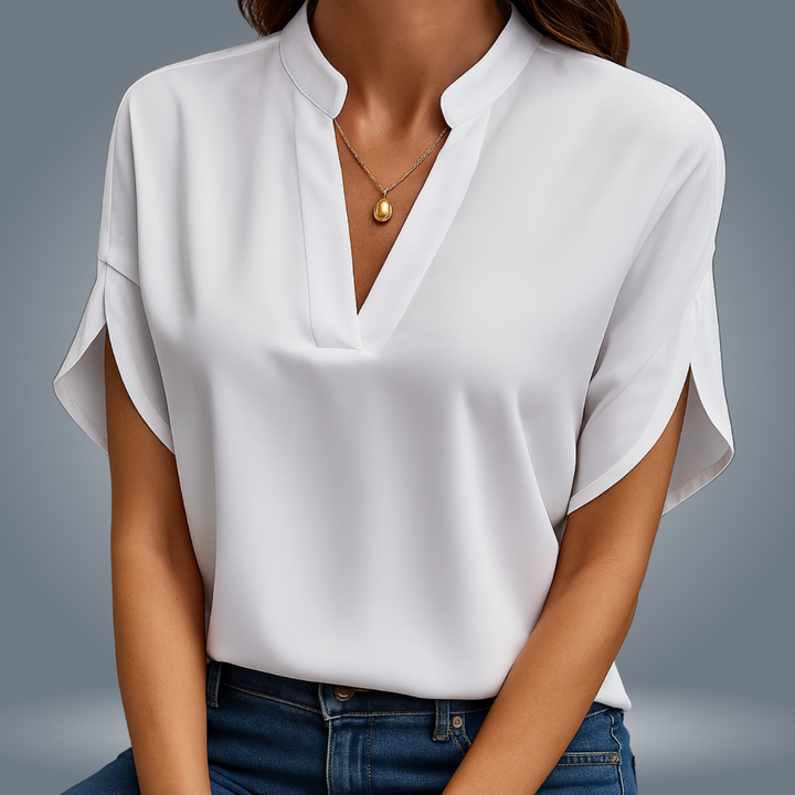 Mélina™ | Chemise blanche chic