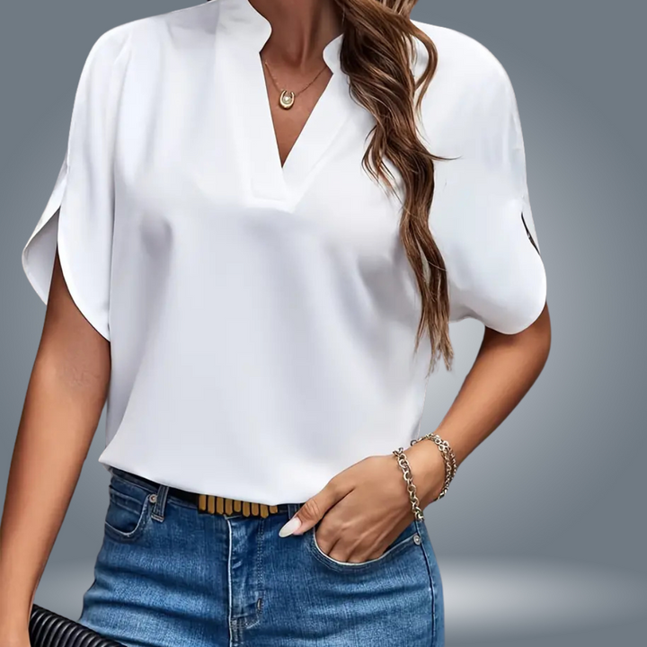 Mélina™ | Chemise blanche chic