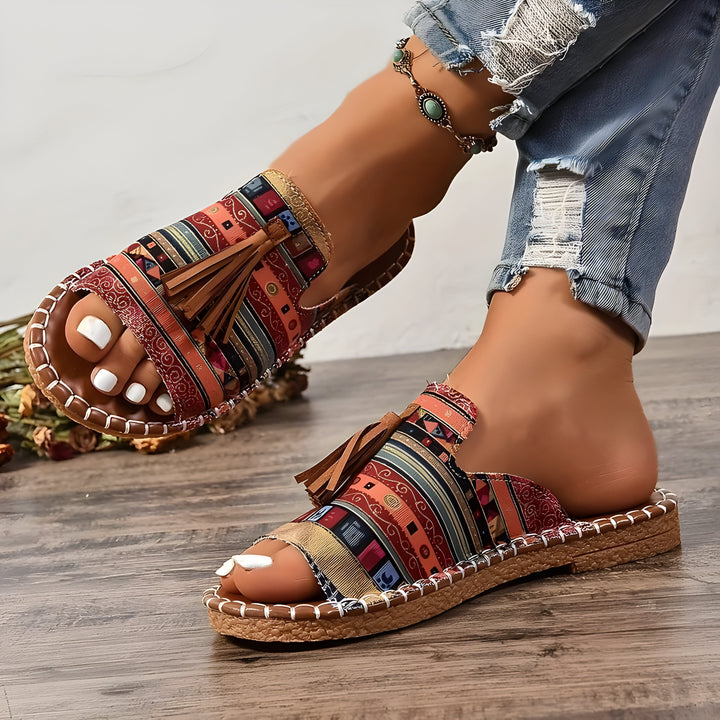 Léna™ | Sandales Plates Orthopédiques Confortables