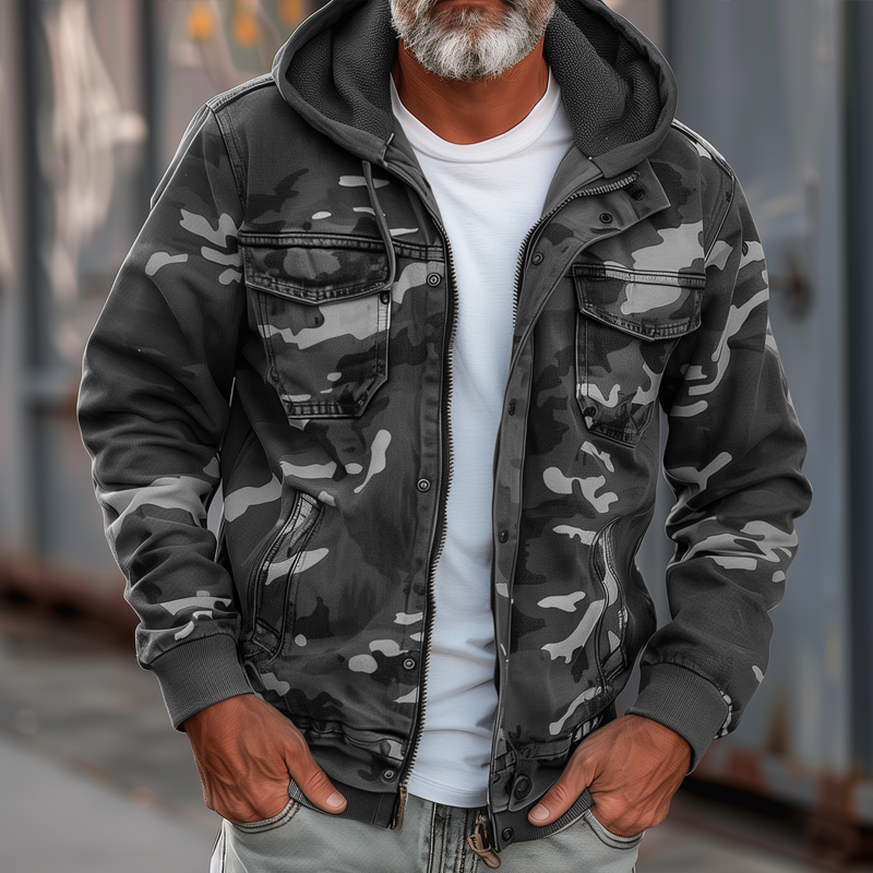 Fabian™ - Veste cargo camouflage pour homme