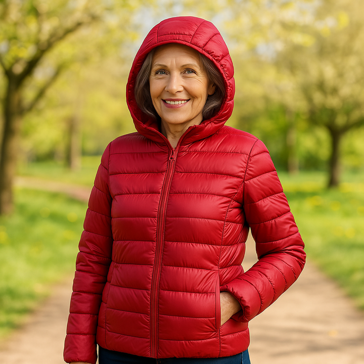 Énora™ | Élégance Matelassée avec Capuche