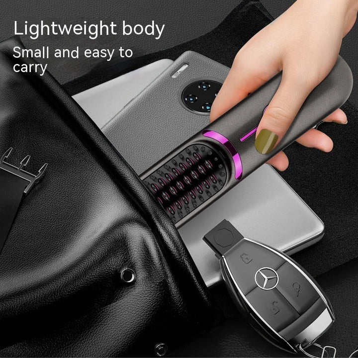 Peigne lissant sans fil avec charge USB - Peigne de coiffure