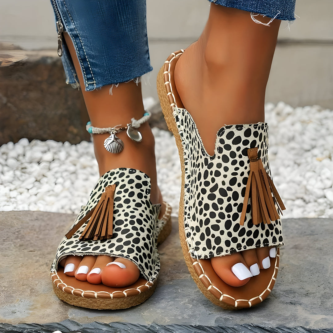 Léna™ | Sandales Plates Orthopédiques Confortables