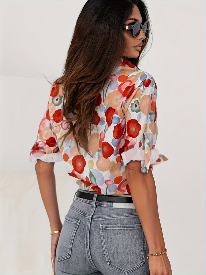 Karina™ | Blouse florale confortable