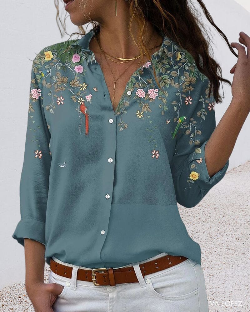 Isabeau™ |  Blouse à imprimé floral