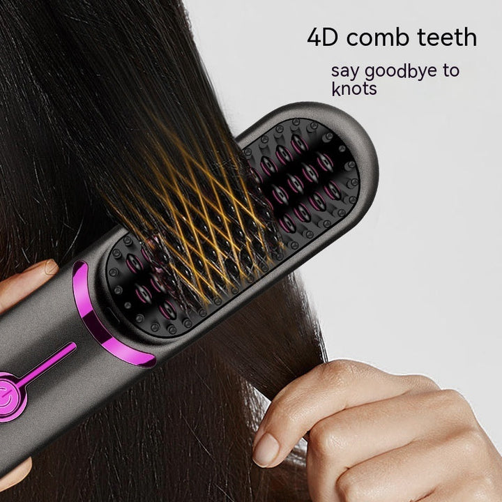 Peigne lissant sans fil avec charge USB - Peigne de coiffure