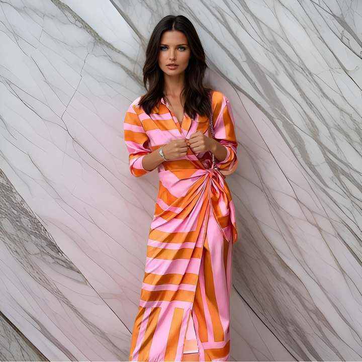 Adrienne™ | Robe portefeuille avec imprimé