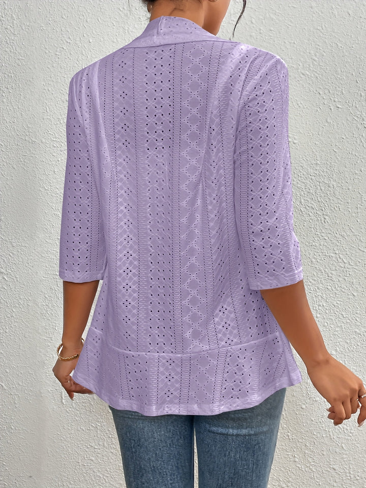 Élina™ | Cardigan léger brodé
