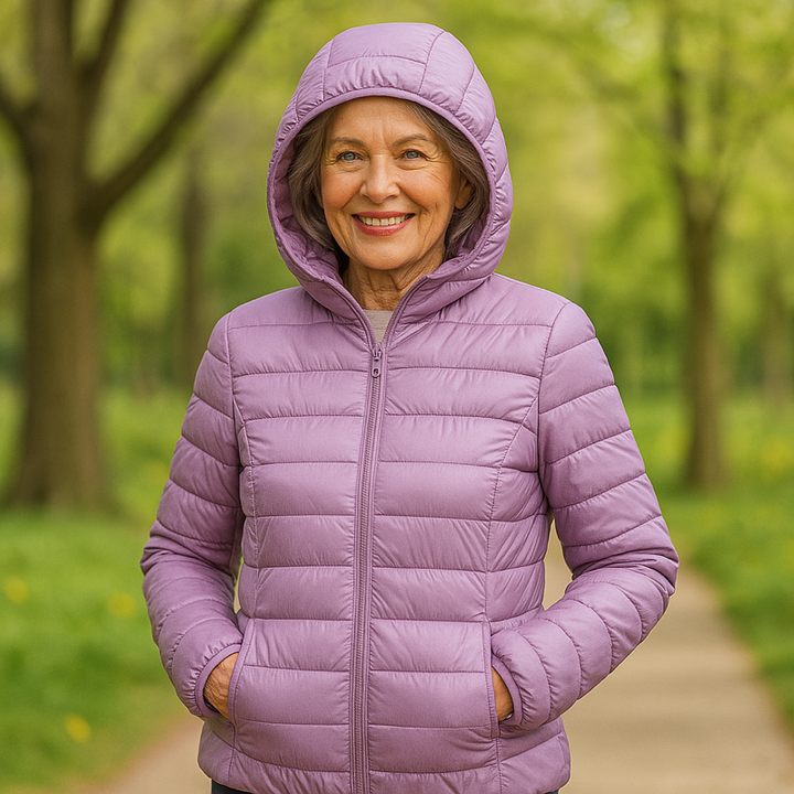Énora™ | Élégance Matelassée avec Capuche