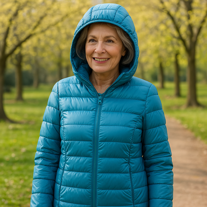 Énora™ | Élégance Matelassée avec Capuche