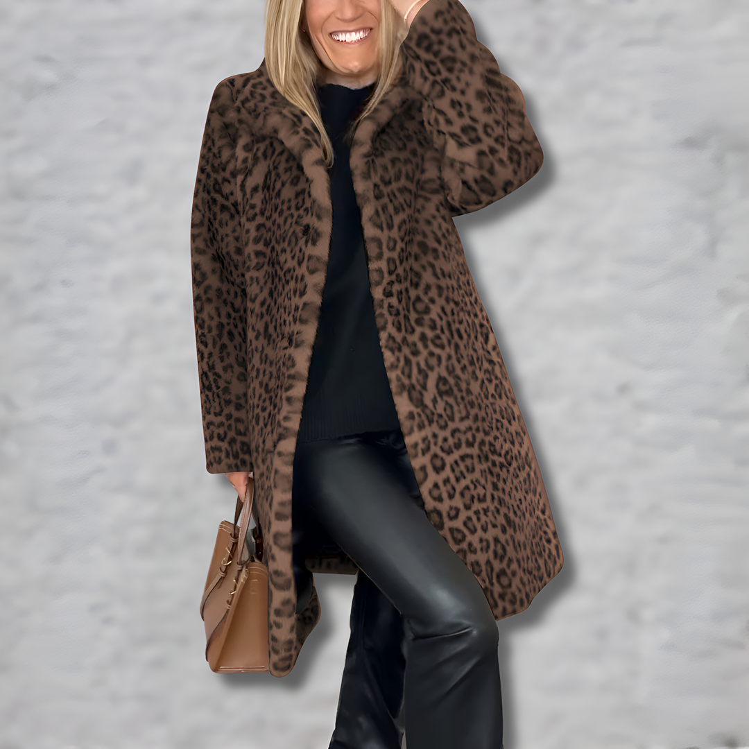 Lucie™ | Manteau léopard classique