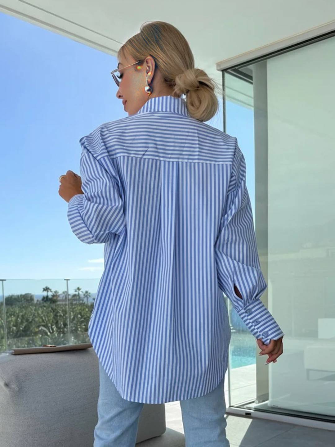 Élianne™ | Chemise rayée élégante