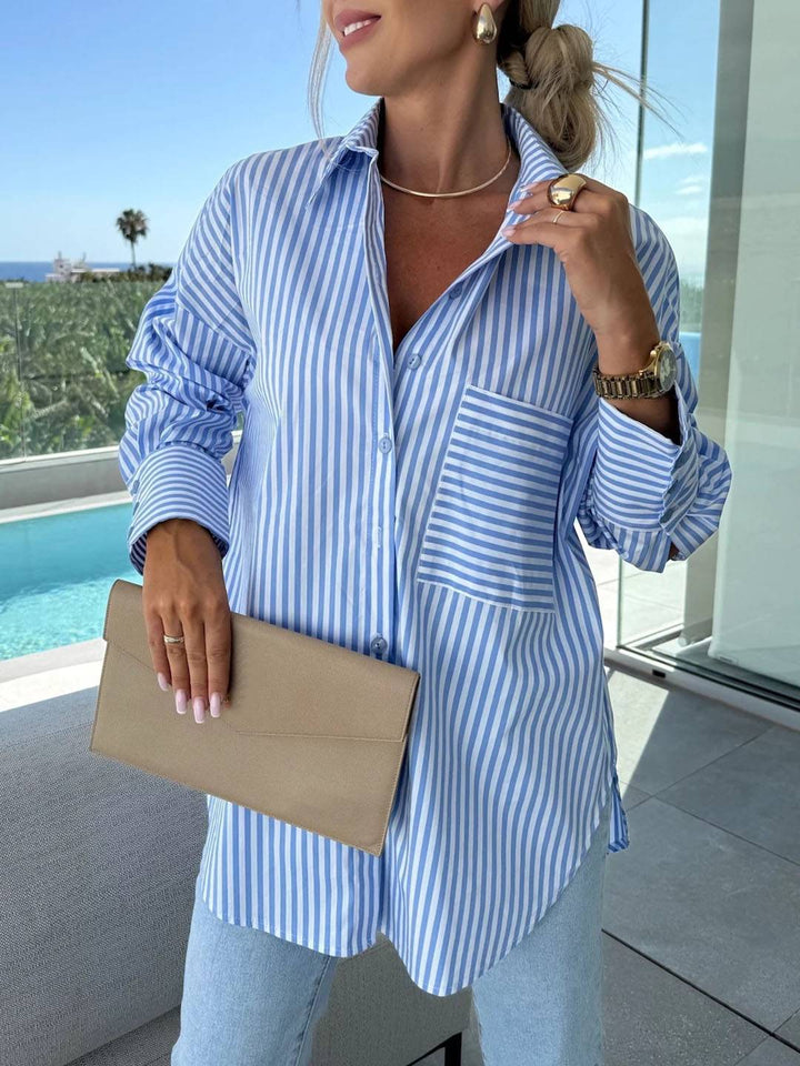 Élianne™ | Chemise rayée élégante
