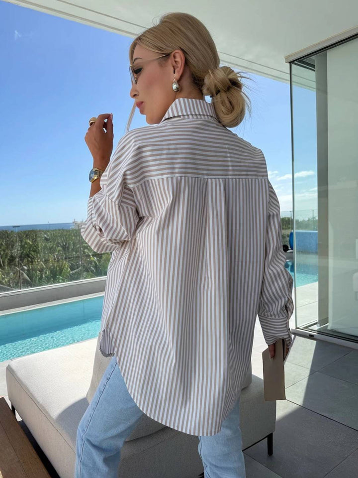 Élianne™ | Chemise rayée élégante
