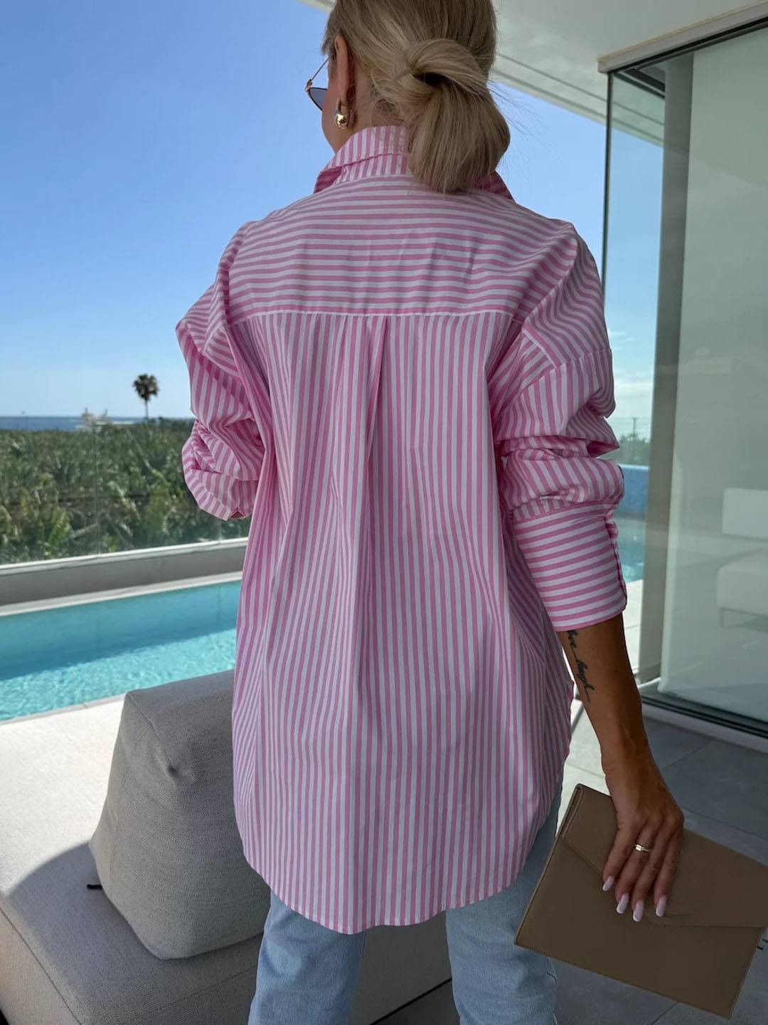 Élianne™ | Chemise rayée élégante