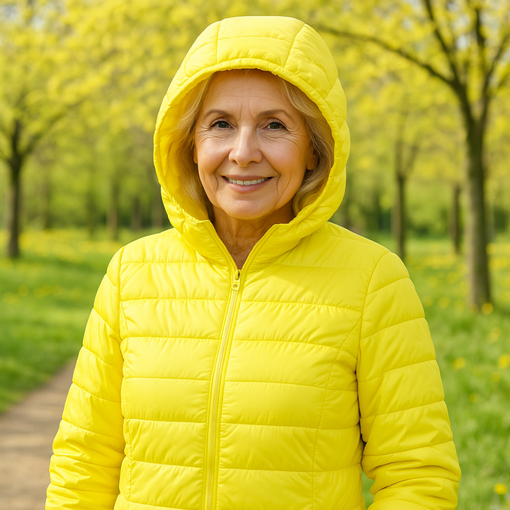 Énora™ | Élégance Matelassée avec Capuche