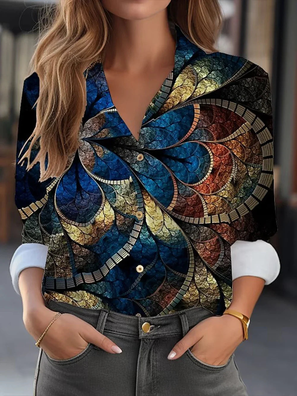 Lisa™ | Blouse fleurie élégante