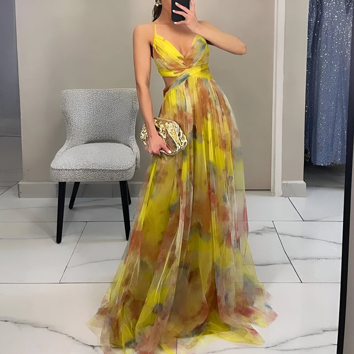 Cassandre™ | Ravissante robe longue à imprimé floral