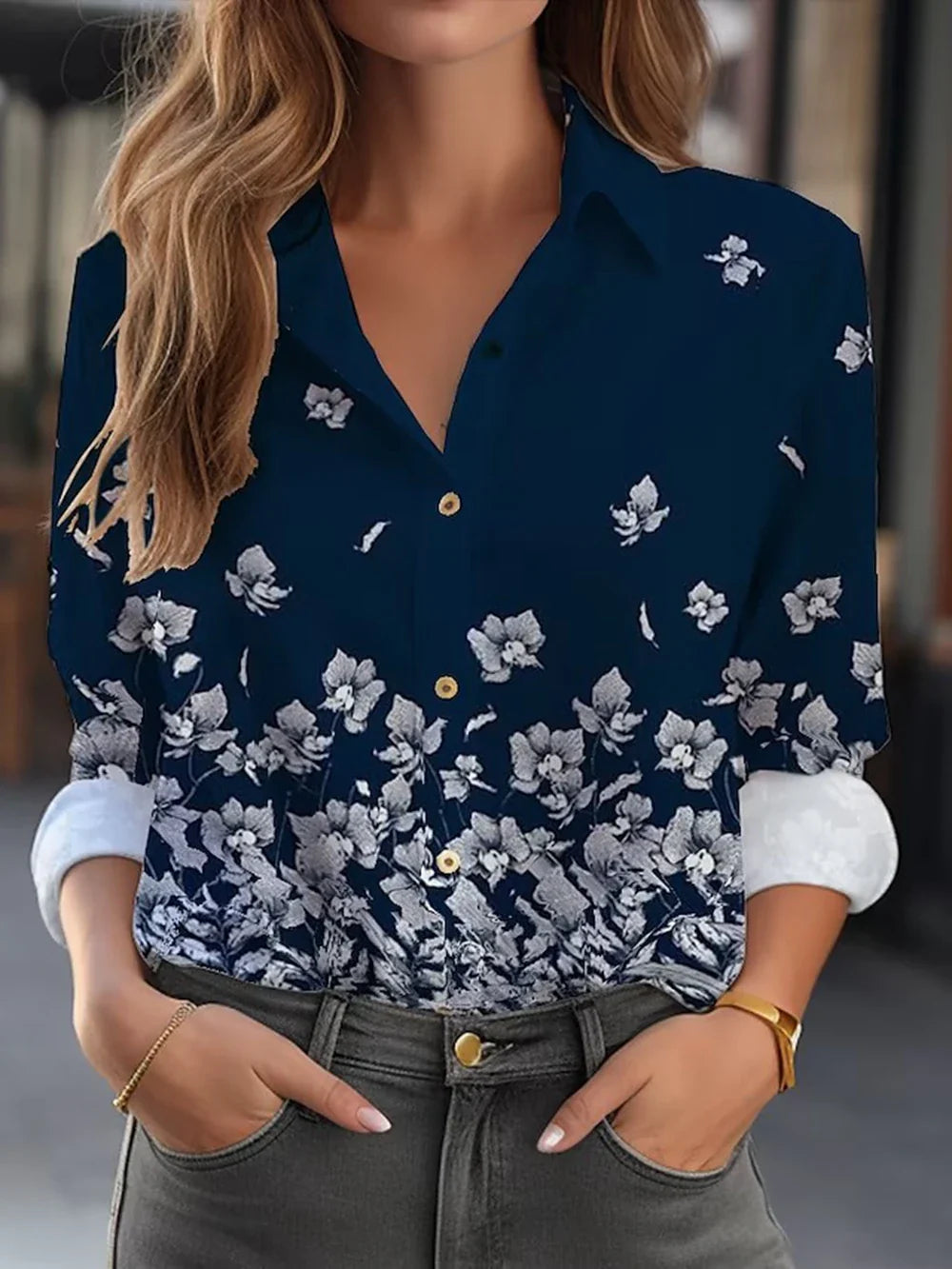 Lisa™ | Blouse fleurie élégante