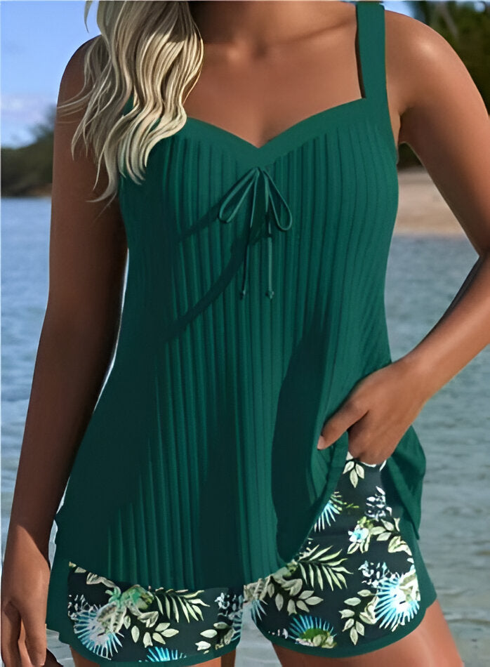 Maërita™ | Tankini à Enveloppe Élégante