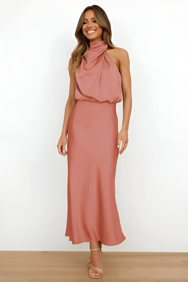 Benthe™ | Robe midi courte-épaule