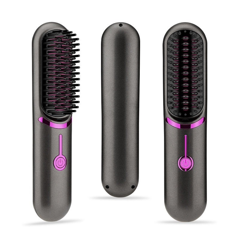 Peigne lissant sans fil avec charge USB - Peigne de coiffure