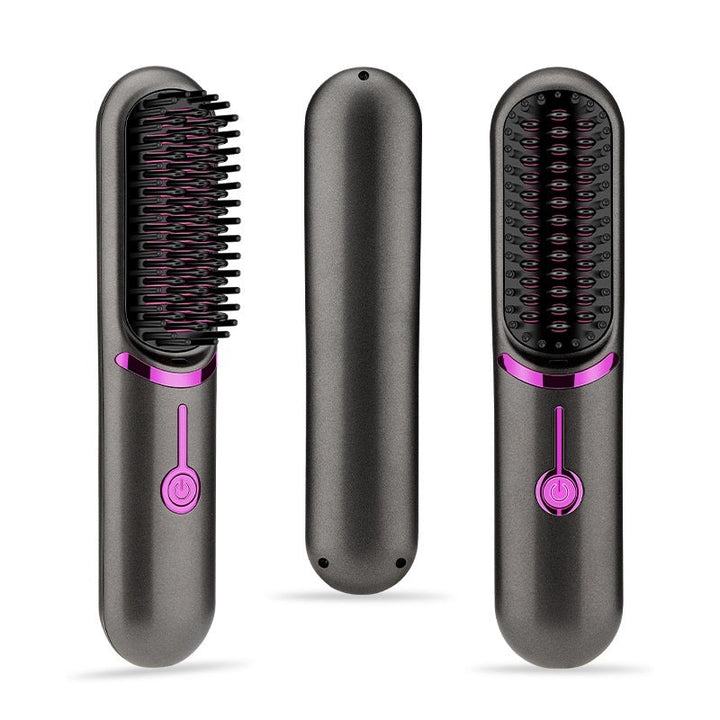 Peigne lissant sans fil avec charge USB - Peigne de coiffure