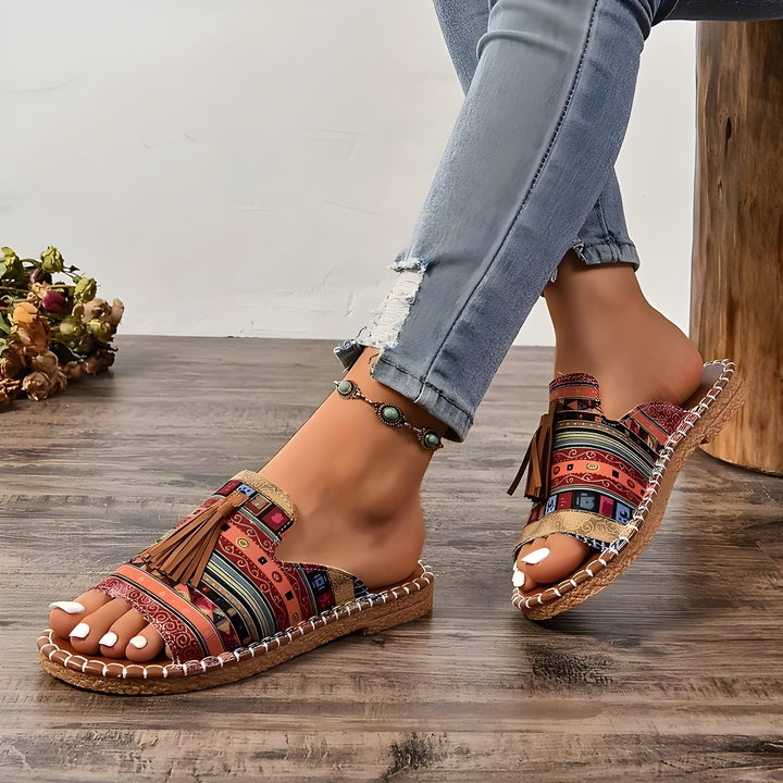Léna™ | Sandales Plates Orthopédiques Confortables