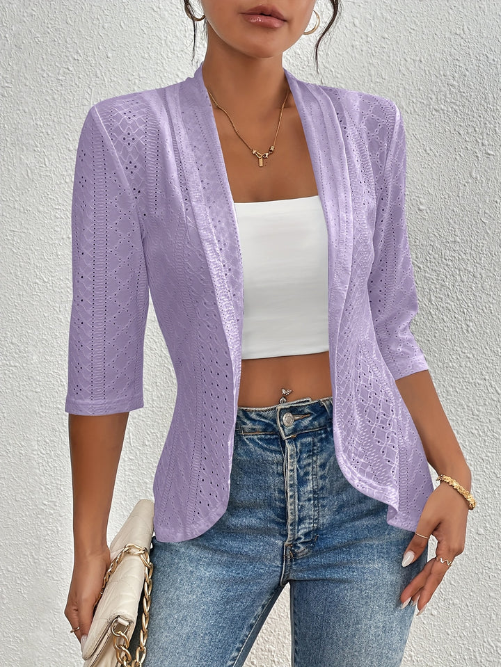Élina™ | Cardigan léger brodé