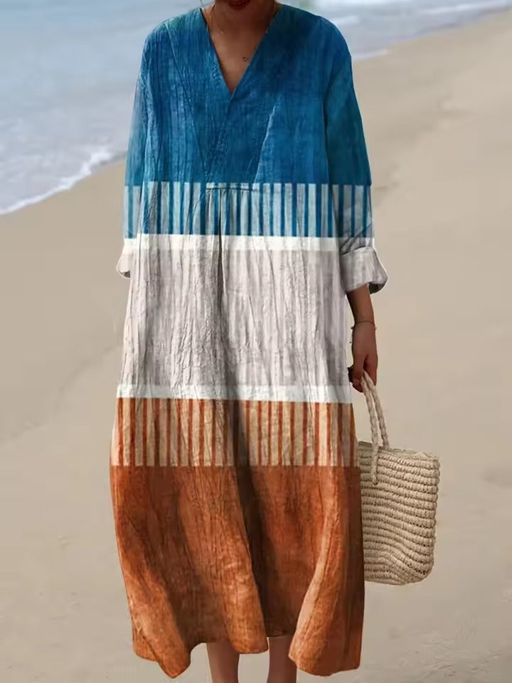 Emily™ | Robe Longue Fleurie Décontractée