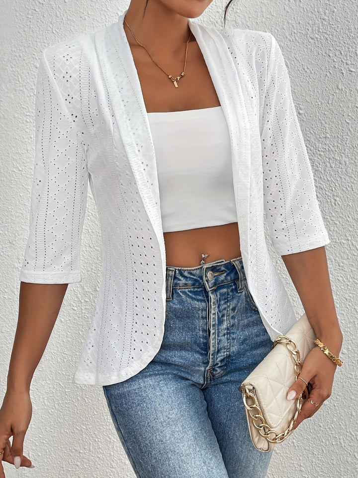 Élina™ | Cardigan léger brodé