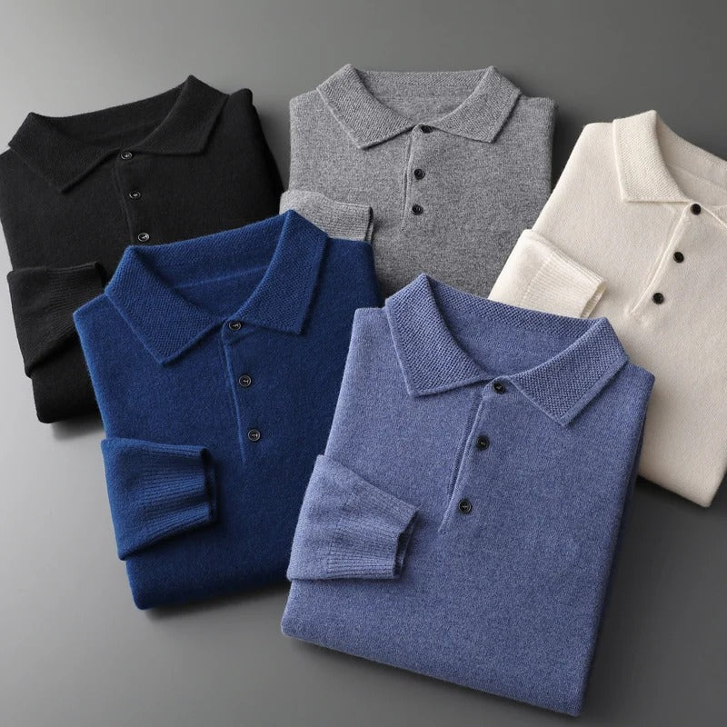 Gaspard™ | Polo de Luxe en Cachemire Doux