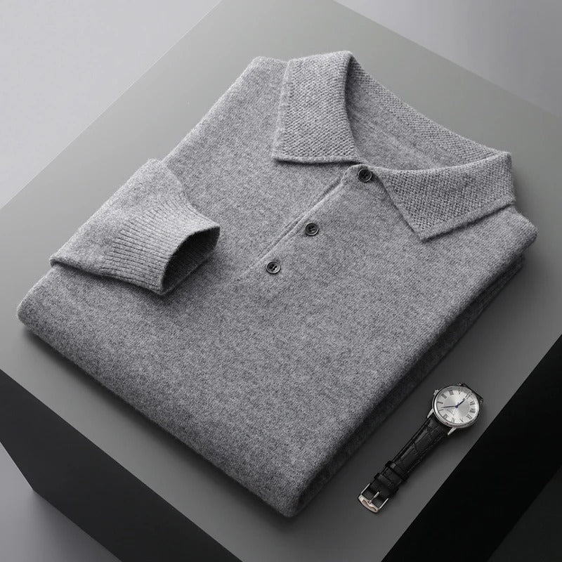 Gaspard™ | Polo de Luxe en Cachemire Doux