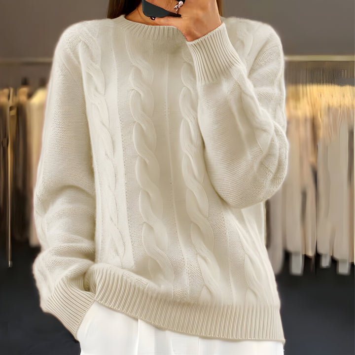 Noémie™ | Pull élégant en laine mélangée