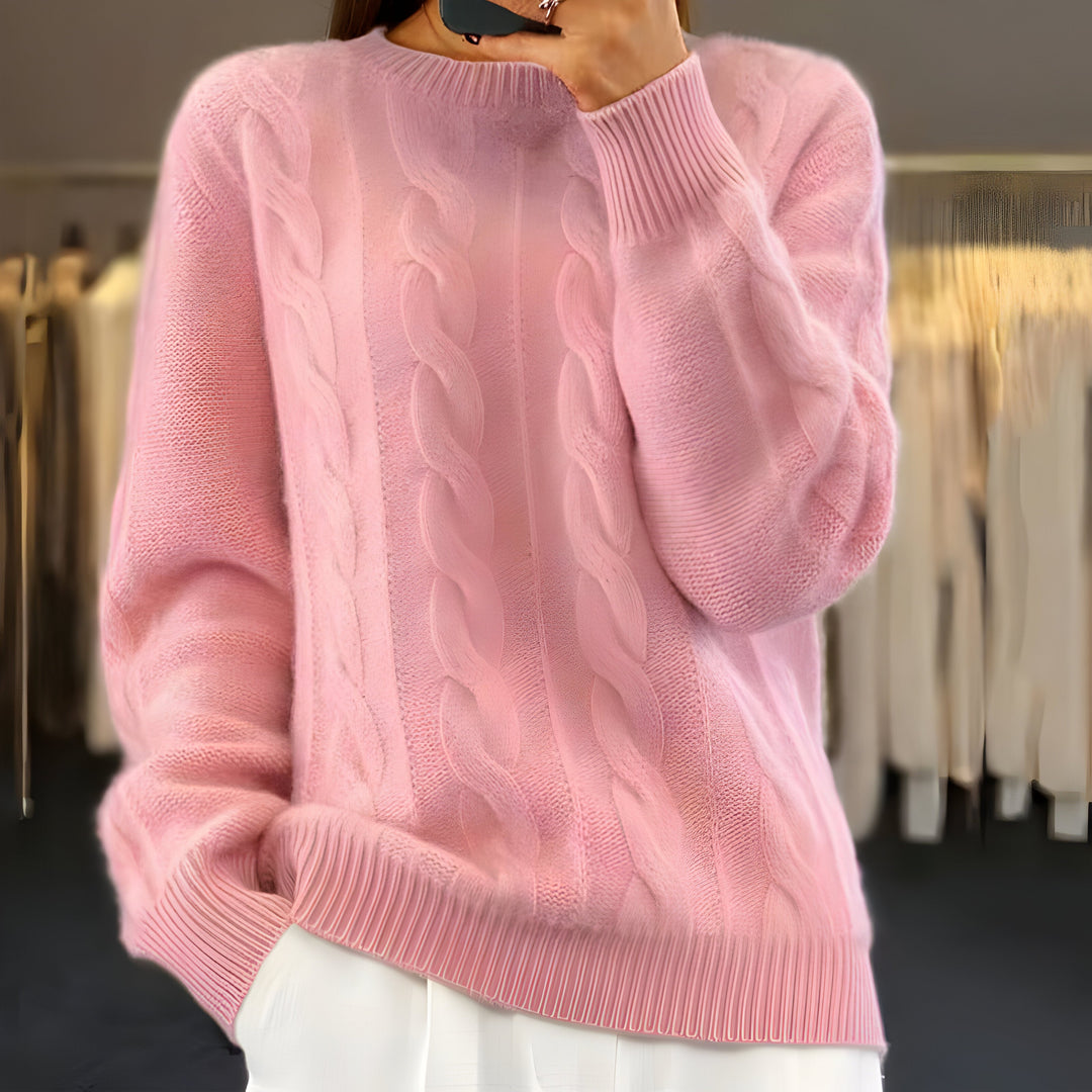Noémie™ | Pull élégant en laine mélangée