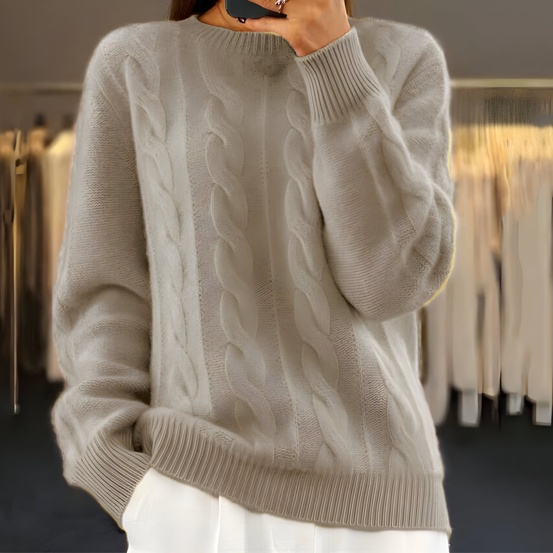 Noémie™ | Pull élégant en laine mélangée