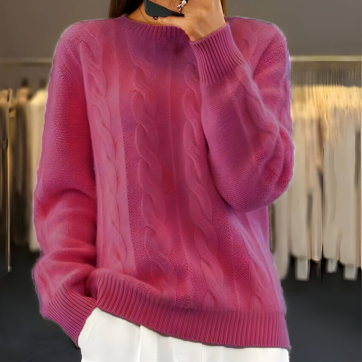 Noémie™ | Pull élégant en laine mélangée